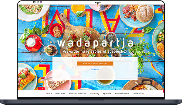 Wadapartja website voorbeeld
